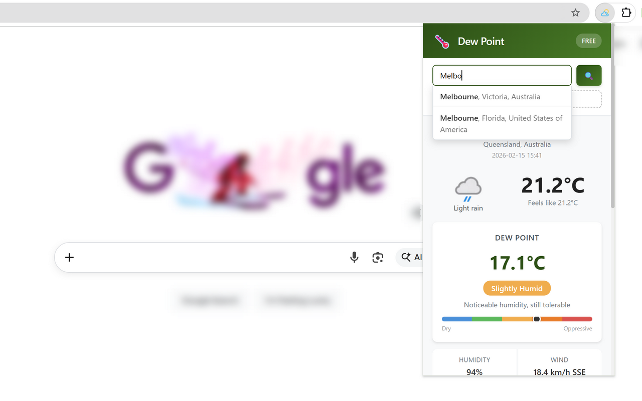 Dew Point Forecast screenshot 3