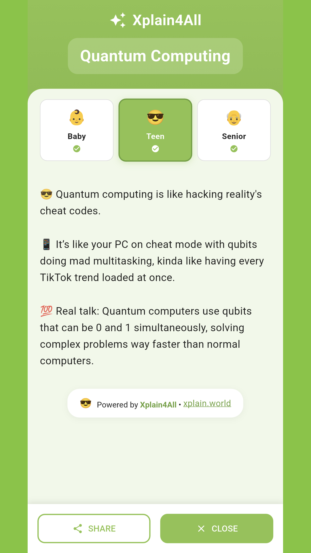 Xplain4All screenshot 2